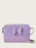 Monsoon Kids' Glitter Bow Bag, Lilac