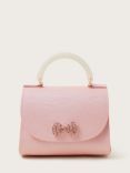 Monsoon Kids' Flower Bow Bag, Pink