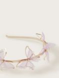 Monsoon Kids' Butterfly Organza Hairband, One Size, Gold