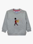 Trotters Baby Cotton Guardsman Jumper, Grey Marl