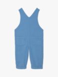 Trotters Kids' Sebastian Car Cotton Dungarees, French Blue