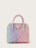 Monsoon Kids' Glitter Rainbow Tote Bag, Multi