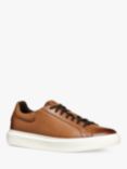 Geox Deiven Low Cut Lace Up Trainers, Light Brown