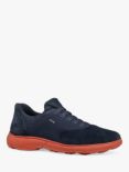 Geox Nebula 2.0 Low Cut Trainers, Navy/Brick