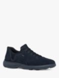 Geox Nebula 2.0 Suede Lace Up Trainers, Navy