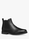 Geox Claudio Leather Chelsea Boots, Black