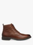 Geox Terence Leather Lace-Up Ankle Boots, Browncotto