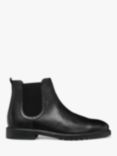 Geox Tiberio Leather Chelsea Boots, Black