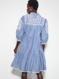 Monsoon Damia Cornelli Dress, Blue