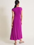Monsoon Jaya Jersey Maxi Dress, Purple