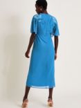 Monsoon Lyla Wrap Dress, Blue