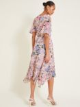 Monsoon Sisi Floral Print Dress, Blush