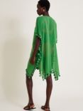 Monsoon Priscilla Embellished Kaftan, Green