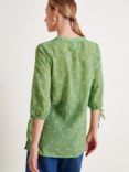 Monsoon Camille Leaf Blouse, Green