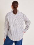 Monsoon Gilly Stripe Shirt, Ivory/Black