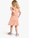 Lindex Kids' Charming Critter Cotton Jersey Dress, Light Coral