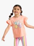 Lindex Kids' Cotton Magic Friends T-Shirt, Light Coral