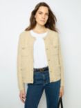 Gerard Darel Janelly Wool Blend Cardigan, Gold