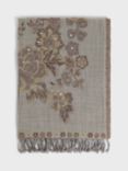 Gerard Darel Dorine Floral Wool Scarf, Sand/Multi