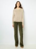 Gerard Darel Jaylin Metallic Thread Jumper, Beige