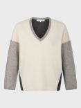 Gerard Darel Jalya Cashmere Jumper, Grey/Multi