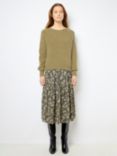 Gerard Darel Jolina Wool Blend Jumper, Khaki