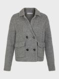 Gerard Darel Joesse Wool Blend Cardigan, Grey