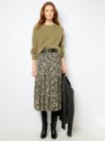 Gerard Darel Damya Floral Skirt, Khaki/Multi