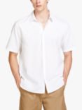 SISLEY Short Sleeve Linen Shirt