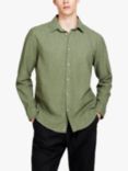 SISLEY Linen Shirt, Green