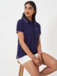 Crew Clothing Classic Short Sleeve Polo Top, Navy Blue