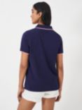 Crew Clothing Classic Short Sleeve Polo Top, Navy Blue