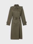 Gerard Darel Serge Trench Coat, Khaki Green