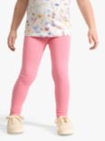 Lindex Baby Organic Cotton Blend Basic Leggings, Pink