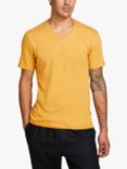SISLEY Slim Fit V-Neck T-Shirt, Yellow