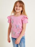 Monsoon Kids' Butterfly Embellished Top, Lilac