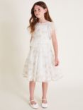 Monsoon Kids' Butterfly Embellished Skirt, Ivory