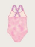 Monsoon Kids' Sequin Unicorn Swimsuit, Pale Pink