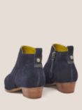 White Stuff Willow Suede Ankle Boots, Dark Navy