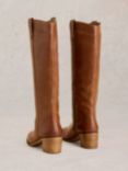 White Stuff Izzy Long Leather Boots, Mid Tan