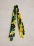 White Stuff Abstract Scarf, Green/Multi