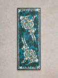 White Stuff Daisy Hare Scarf, Teal/Multi