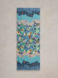 White Stuff Bejewelled Scarf, Blue/Multi