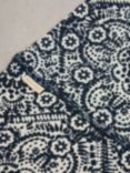 White Stuff Versatile Floral Jersey Roll, Navy