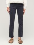 Superdry Mid Rise Chinos, Eclipse Navy