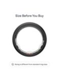 Oura Ring Gen3 Horizon Health & Fitness Tracker Smart Ring, Black