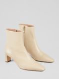 L.K.Bennett Margaux Calf Leather Ankle Boots, Sand