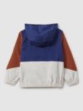 Reiss Kids' Bates Sporty Jacket, Stone/Blue/Tobacco