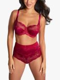 Panache Clara Full Cup Bra, Orchid/Red