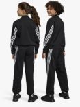 adidas Kids' Future Icons 3 Stripes Bomber Fit Tracksuit Set, Black